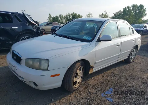 2003 Hyundai Elantra Gls/Gt from USA, damaged, VIN KMHDN45D83U644912